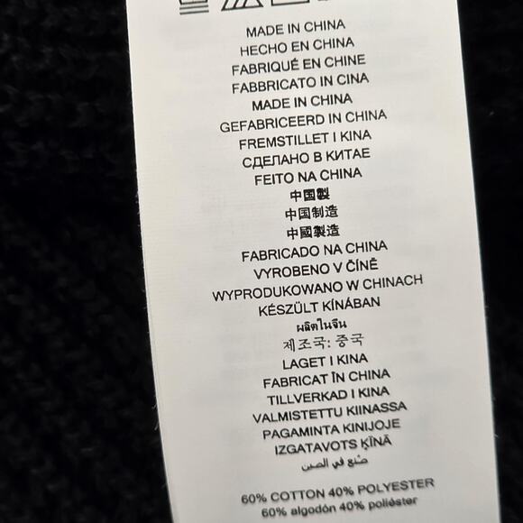 Michael Kors Sweater Womens 2X Black Turtleneck Pullover Waffle Knit Plus Size - Picture 6 of 12